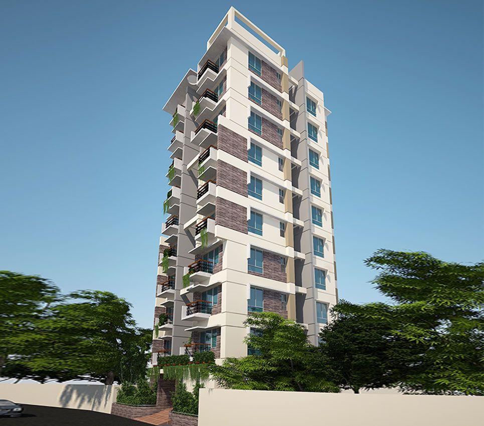 jbs camellia apartment's exterior view বসুন্ধরা