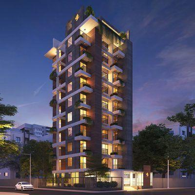 jbs eshaal night view Basundhara R/A