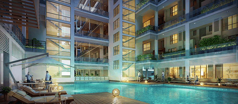 rupayan sky villa swimming pool Uttara