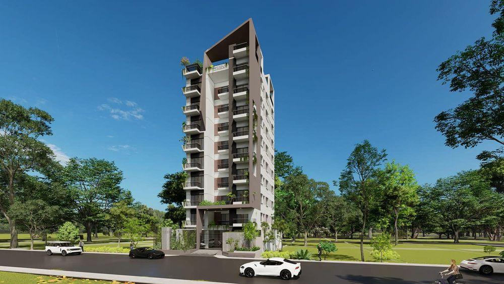 anwar landmark mecardonia apartment's exterior view Basundhara R/A