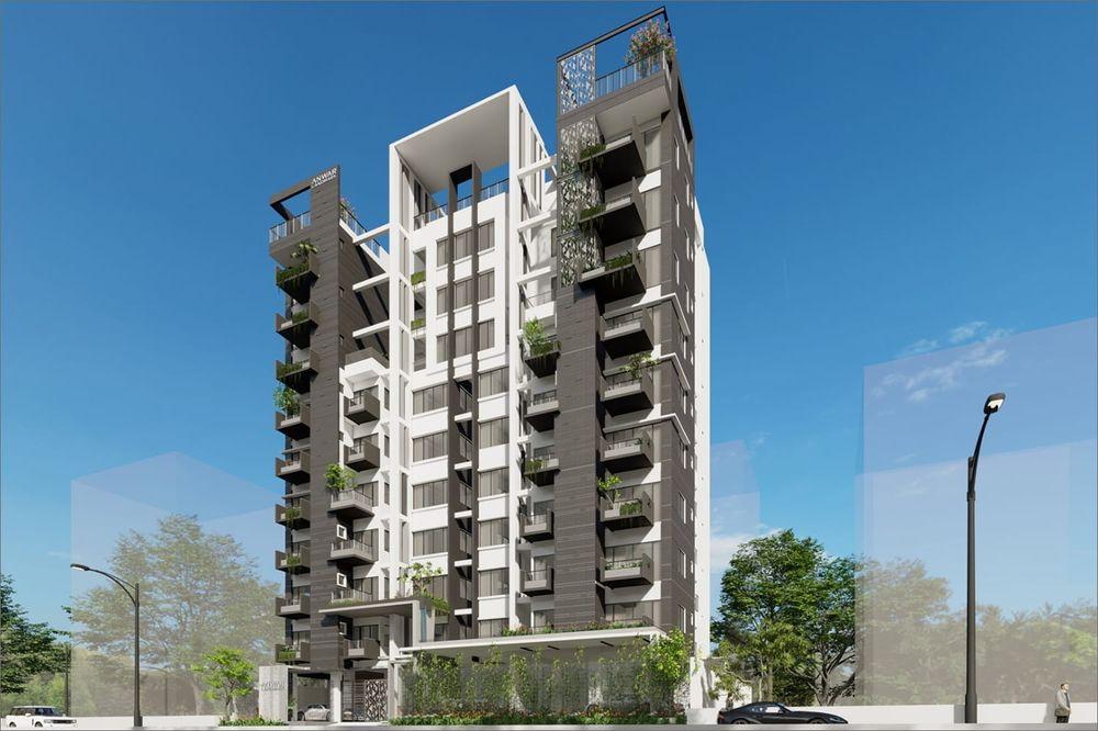 anwar landmark salahuddin garden exterior view Basundhara R/A