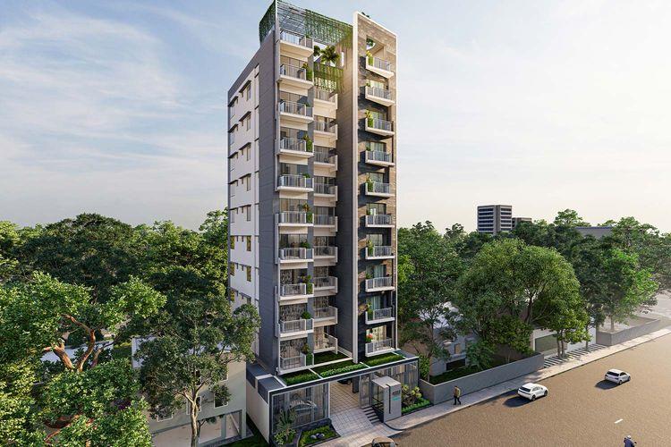 anwar landmark akashlina apartment's right side view উত্তরা