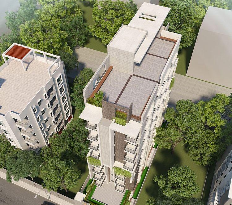 anwar landmark castle green birds eye view ফার্মগেট