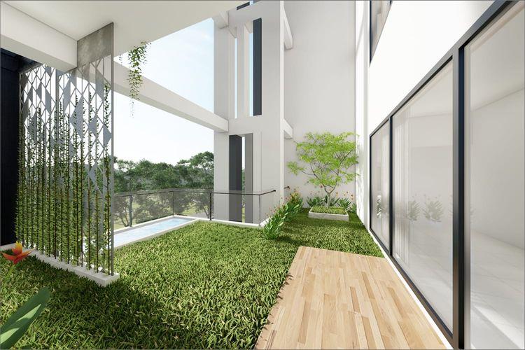 anwar landmark salahuddin garden apartment's balcony view Basundhara R/A