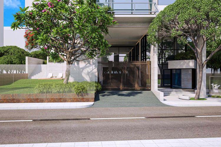 anwar landmark whistling woods apartment front view বনানী