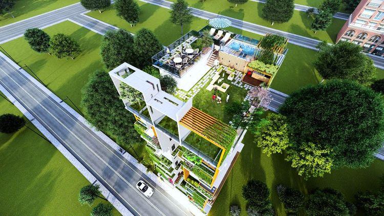 apartment view Basundhara R/A