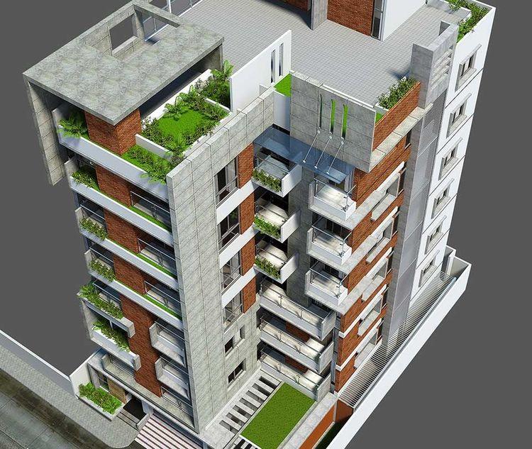 imagine southwood birds eye view Basundhara R/A