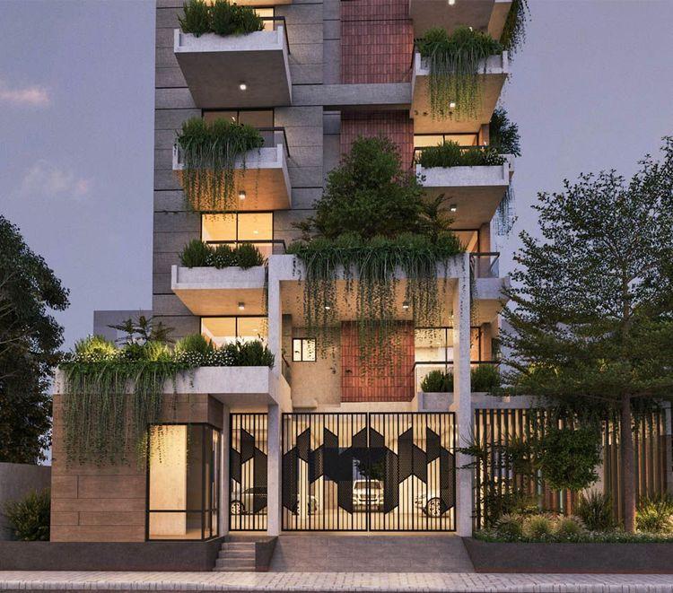 jbs dokhina haowa apartment's front view উত্তরা