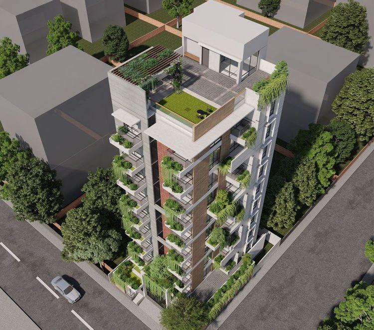 jbs dokhina haowa apartment's roof top উত্তরা