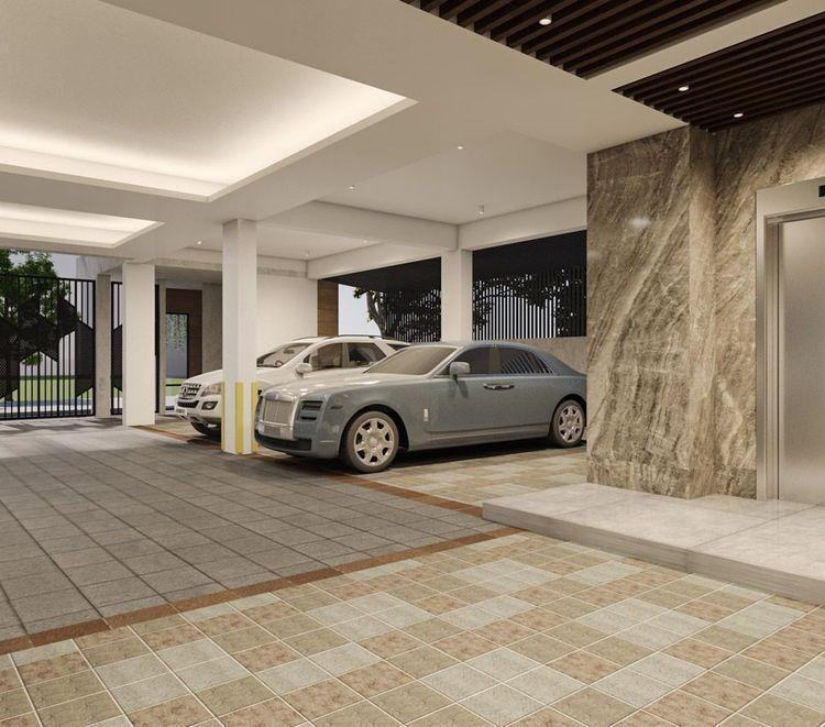 jbs dokhina haowa apartment's parking উত্তরা