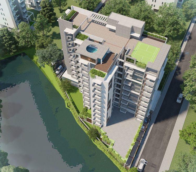 jbs halima cottage roof top Basundhara R/A