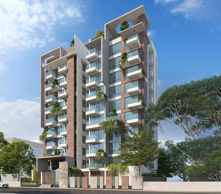 jbs halima neer left side view Basundhara R/A