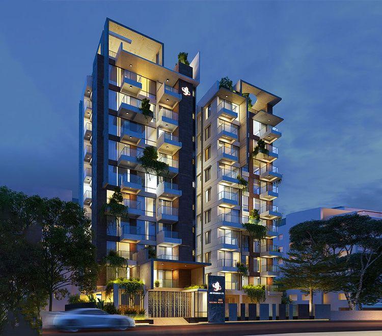 বসুন্ধরা আবাসিক এলাকা লোকেশনে JBS Neer প্রজেক্ট