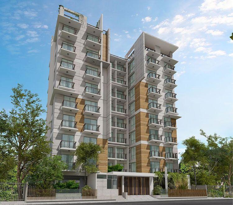 jbs rejia garden exterior view Basundhara R/A