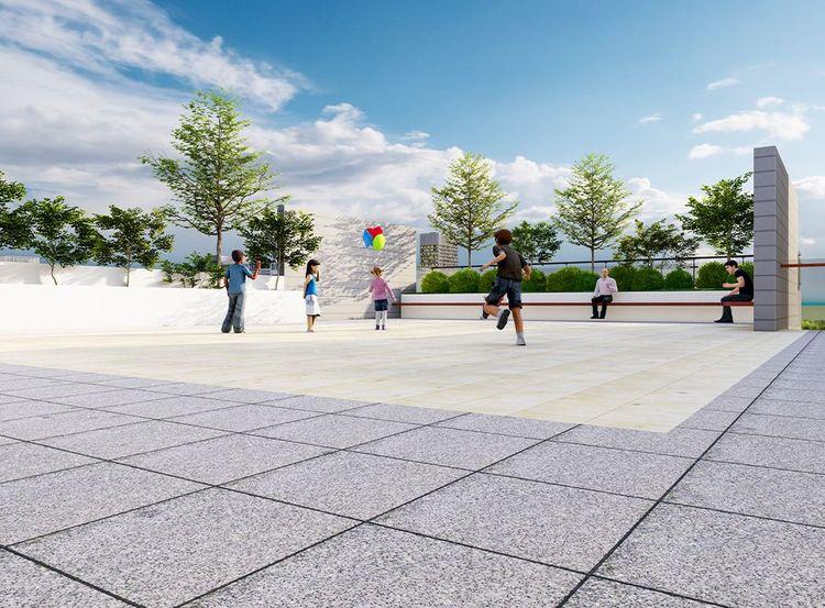 jbs asharkhandi apartment's roof top Basundhara R/A