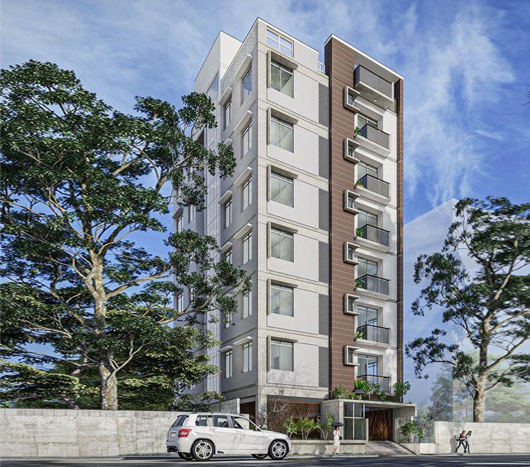 jbs mahira villa right side view বসুন্ধরা আবাসিক এলাকা