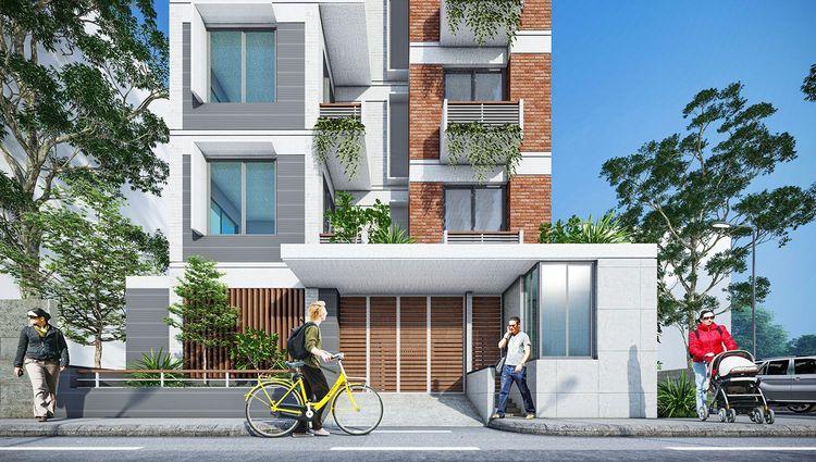 jbs palacio front view Basundhara R/A