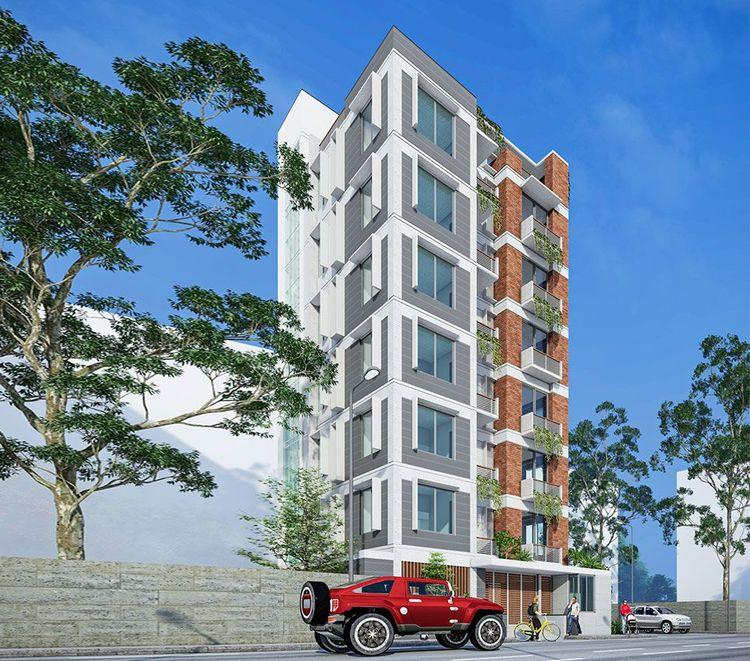 jbs palacio left side view Basundhara R/A