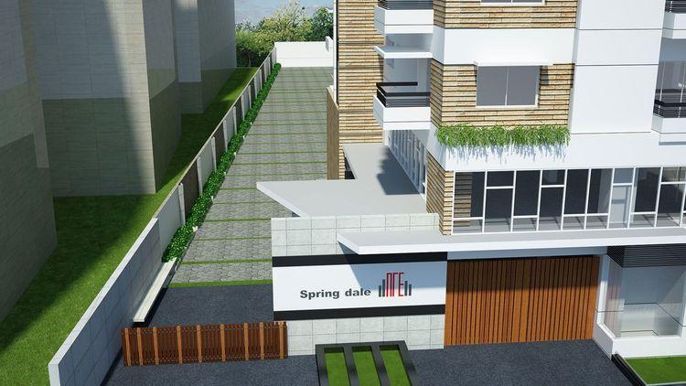 navana spring dale apartment's front Mirpur