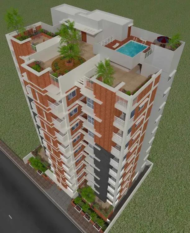 tm ahsan palace downward view Basundhara R/A