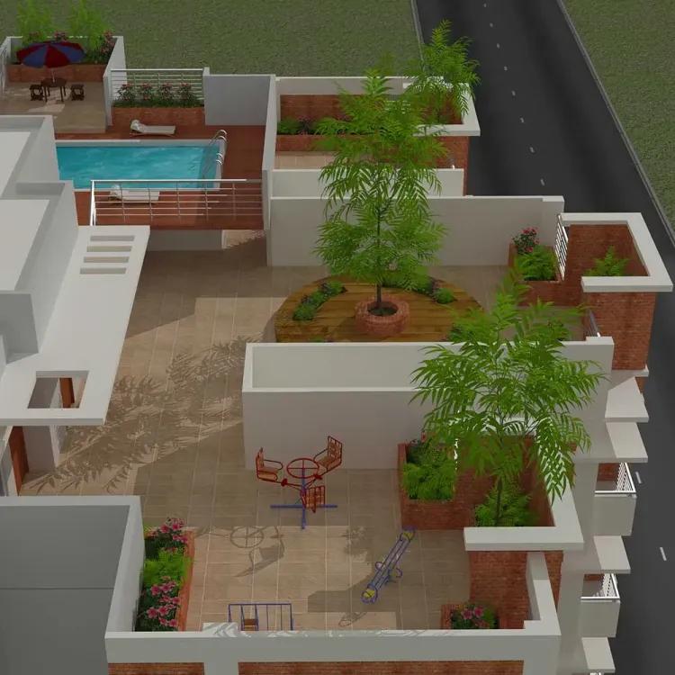 tm ahsan palace roof top Basundhara R/A