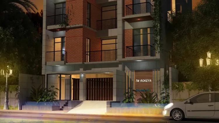 tm rokeya front night view Aftab Nagar