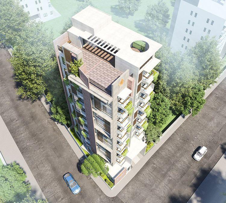 jbs himawari birds eye view Basundhara R/A