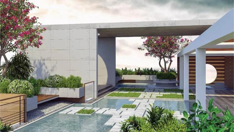 green view lawn Basundhara R/A