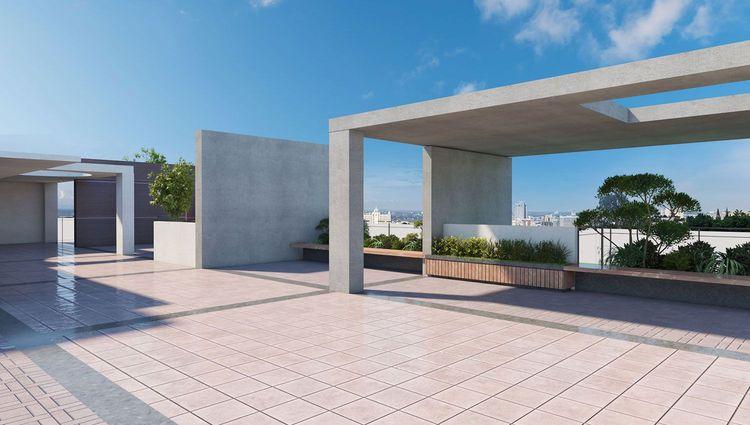 jbs emica apartment's roof view Basundhara R/A