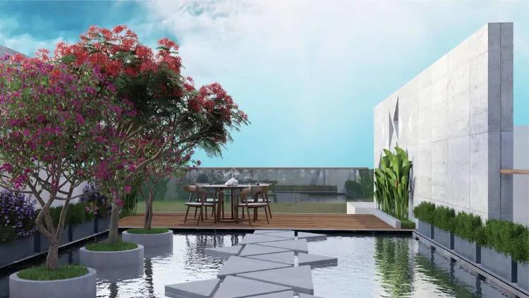 meadow view pool Basundhara R/A